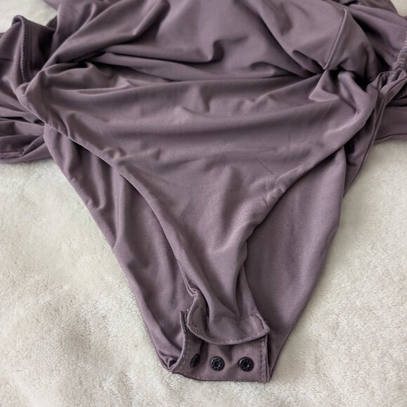 3/$30 Purple long bell sleeve Mini dress - Picture 6 of 6